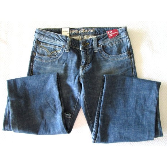 Mavi Kay Bellbottom Jeans 29/32 Vtg Bohemian Denim 60's Super Lowrise Flare NWT - Picture 8 of 8